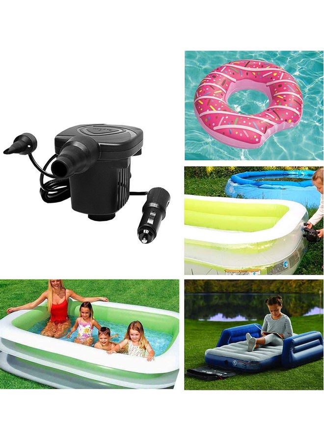 Portable Electric Air Pump Black 10.5 x 10.2 x 10.3cm