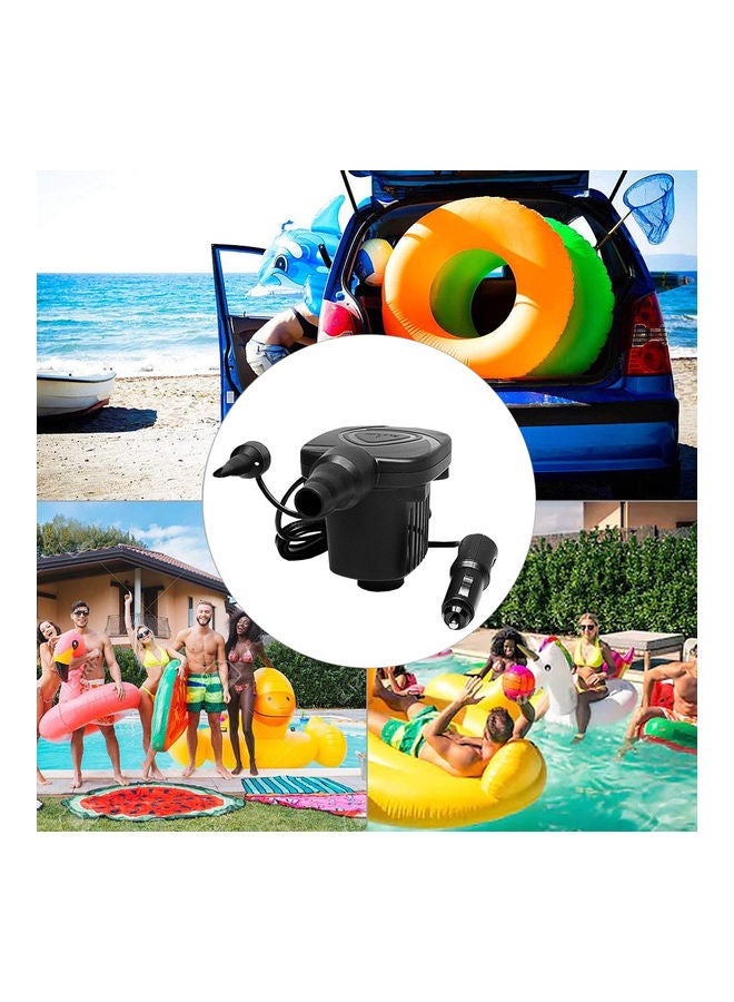 Portable Electric Air Pump Black 10.5 x 10.2 x 10.3cm