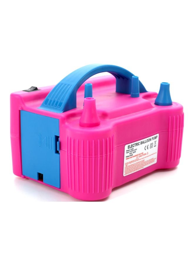 Multifunctional Electric Balloon Pump Pink/Blue 195x155x125mm