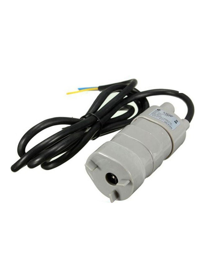 High Pressure DC Submersible Water Pump Black/Grey 12 x 5cm