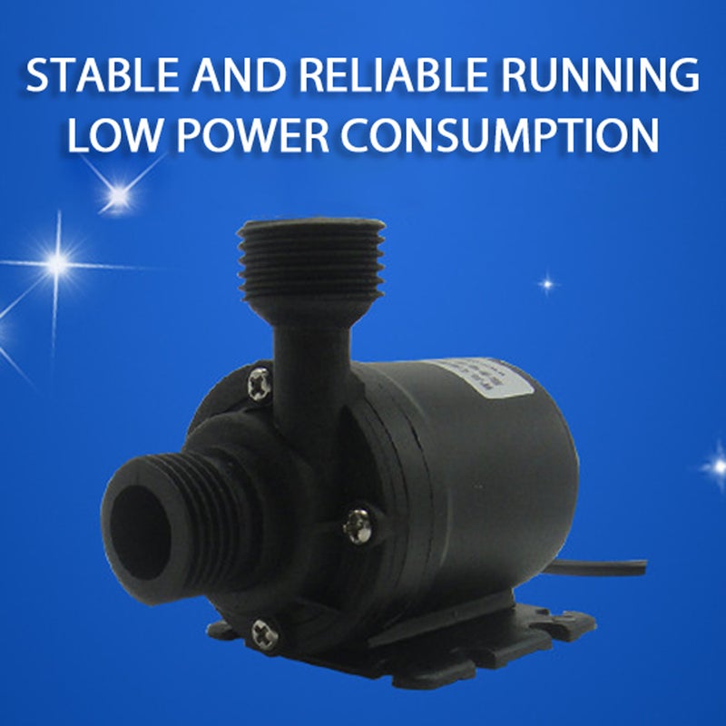 Mini Brushless Submersible Water Pump Black 10 x 7 x 9.50cm