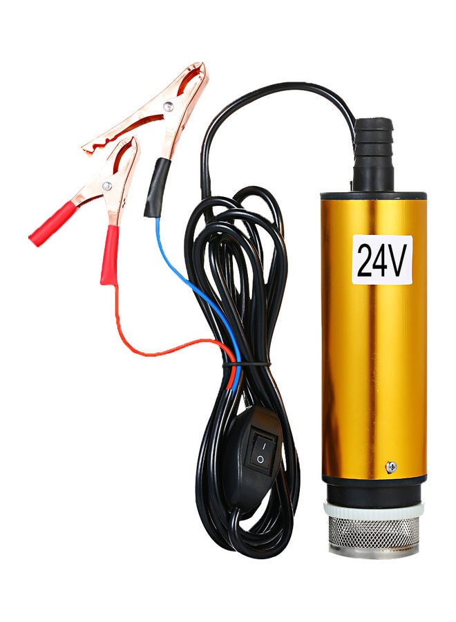 60W DC 24V Submersible Pump Gold 20.00x1x5.5cm