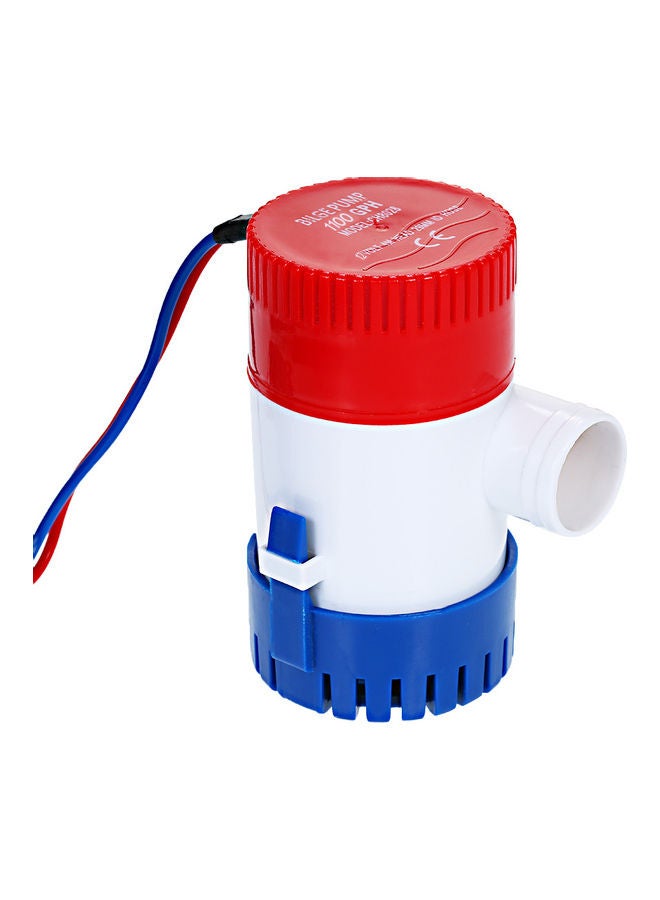 12V 1100GPH Submersible Bilge Pump Multicolour