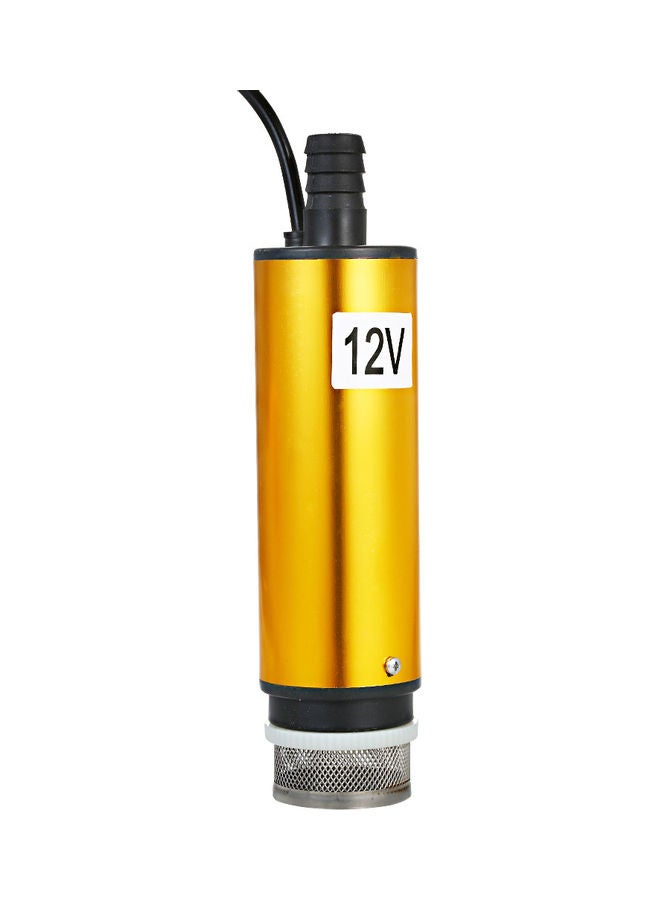 60W DC 12V Submersible Pump Silver 20.00x11x5.5cm