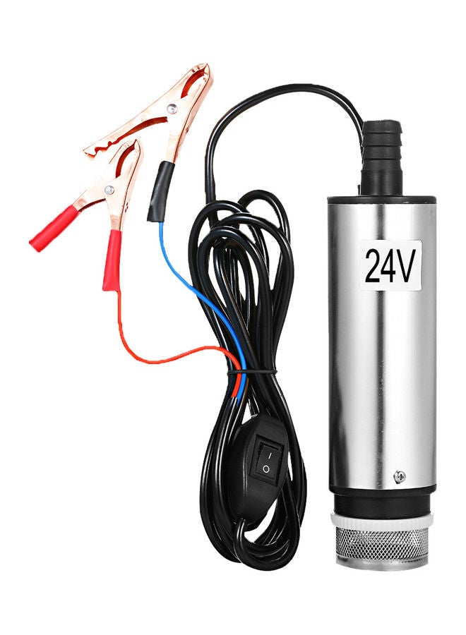 60W DC 24V Submersible Pump Silver 20.00x11x5.5cm