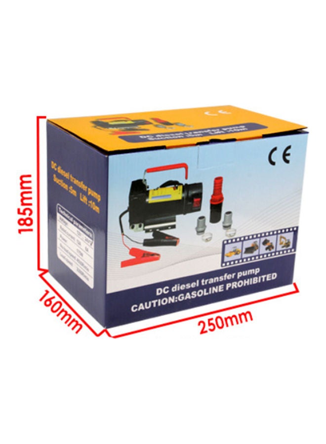 Portable 12V Electric Fuel Transfer Pump Multicolour