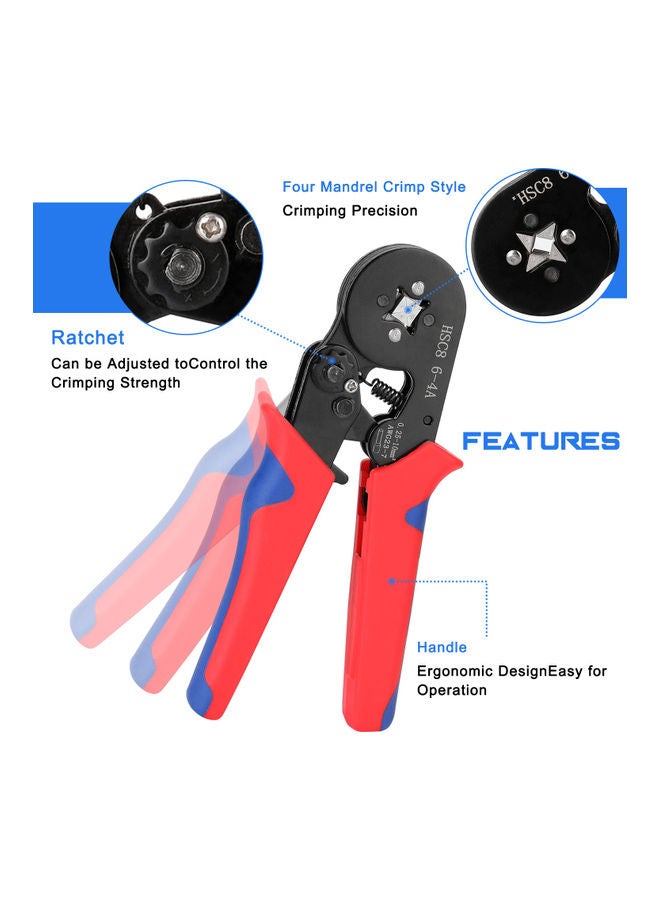 Self-adjustable Crimper Red/Blue