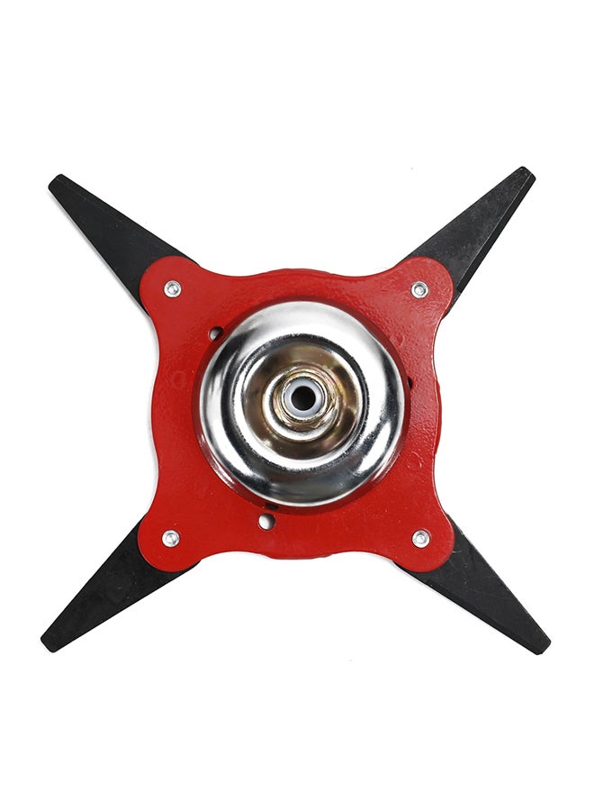 180-Degree Rotatable Lawn Mower Blade Cutter Red/Black 22.3cm