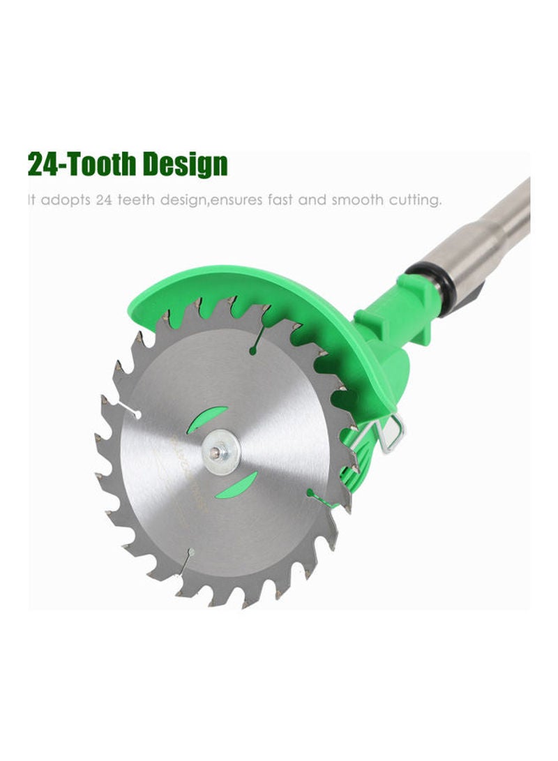 6 Inch 150 mm 24 Teeth Lawn Mower Circular Metal Round Saw Blade Cutter Electric Weeder Accessory Silver 16cm