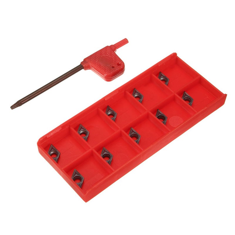 10 Piece CNC Blade Red 10.00 x 1.00 x 4.00cm