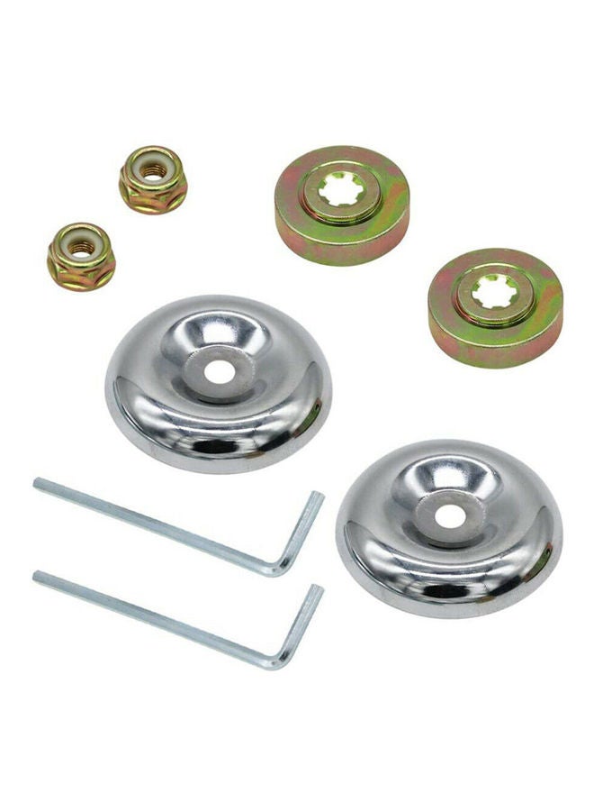 Lawnmower-Blade Adapter Kit Silver 10x2.70x5cm