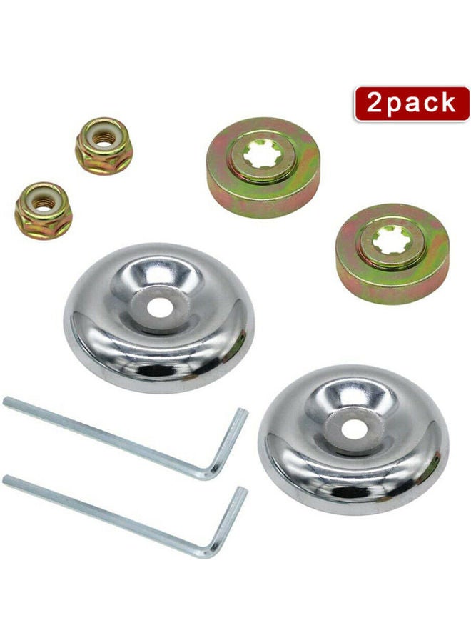 Lawnmower-Blade Adapter Kit Silver 10x2.70x5cm