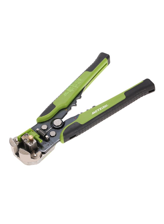 Multifunctional Adjustable Cable Wire Stripper Crimping Tool Green