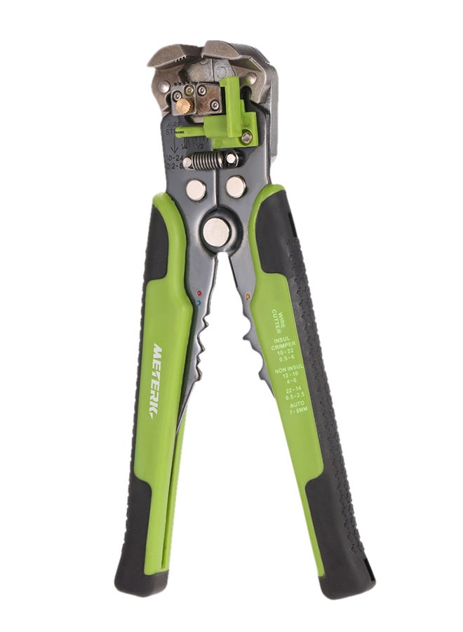 Multifunctional Adjustable Cable Wire Stripper Crimping Tool Green