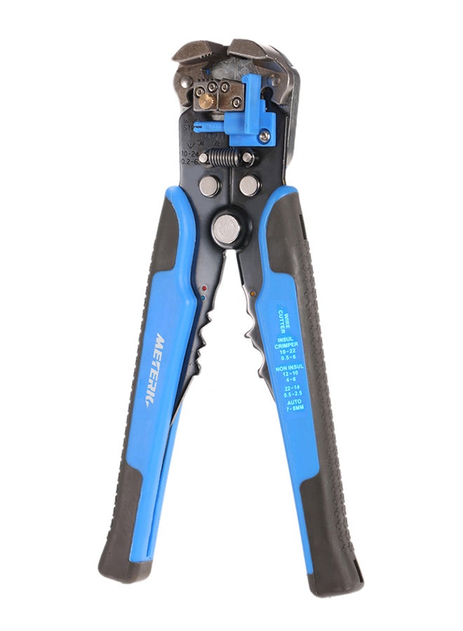 Multifunctional Adjustable Cable Wire Stripper Crimping Tool Blue