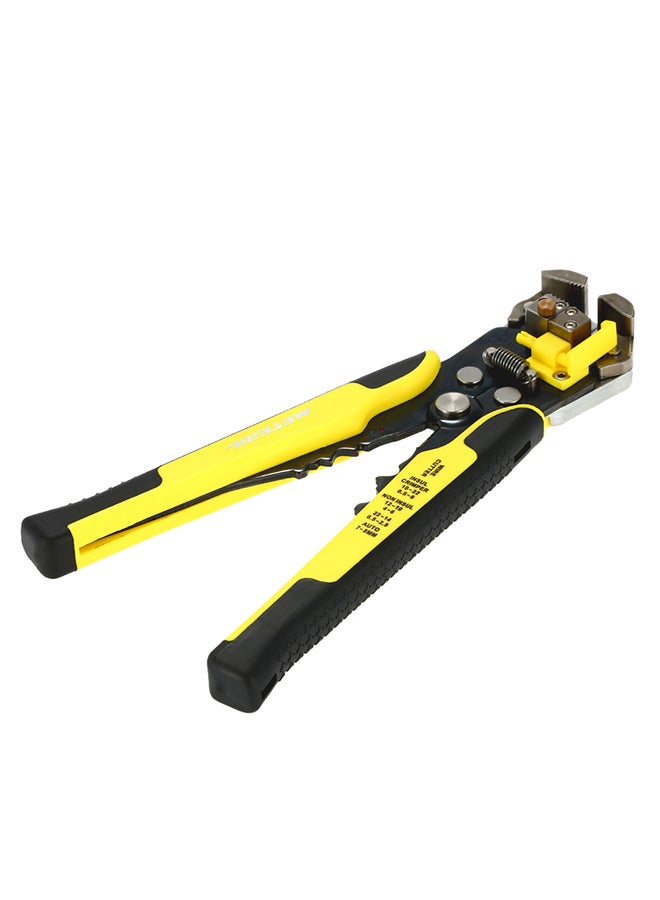 Multifunctional Adjustable Cable Wire Stripper Crimping Tool Yellow