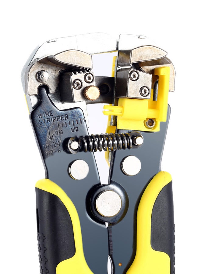 Multifunctional Adjustable Cable Wire Stripper Crimping Tool Yellow