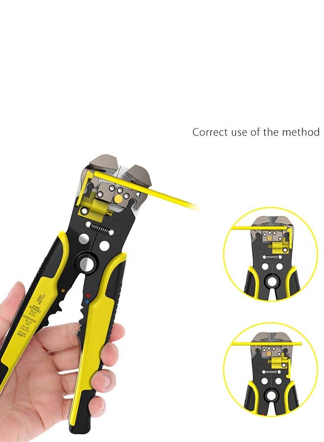 3-Piece 4-In-1 Wire Crimpers Tool Multicolour 28.00x6.00x14.50centimeter