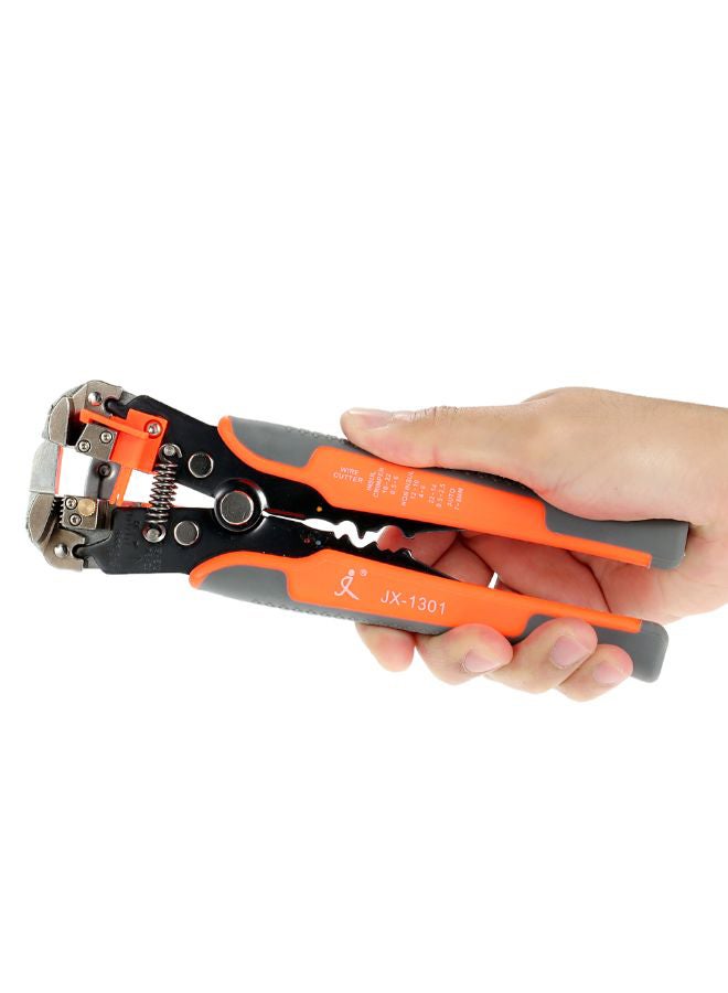 Multi-Functional Adjustable Cable Wire Stripper Orange/Black/Silver