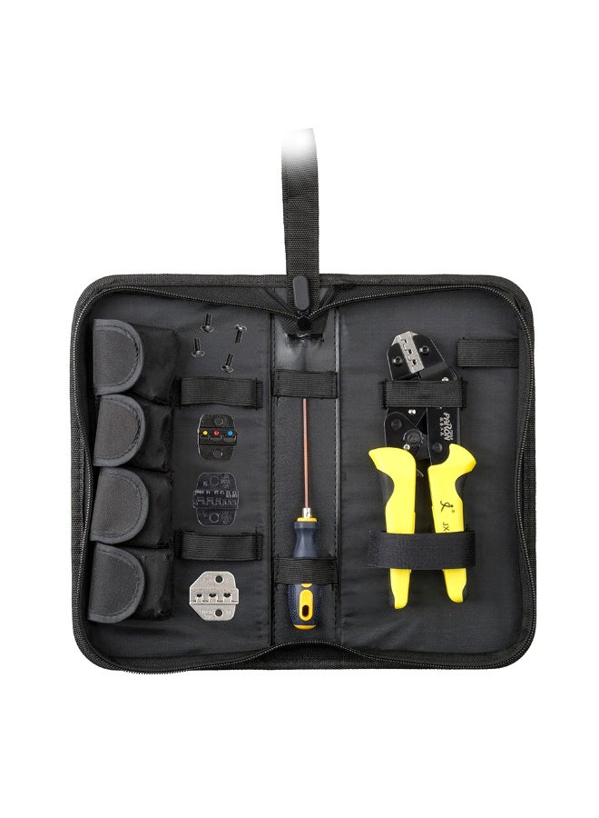 Professional Engineering Crimper Tool Kit Black/Yellow/Silver