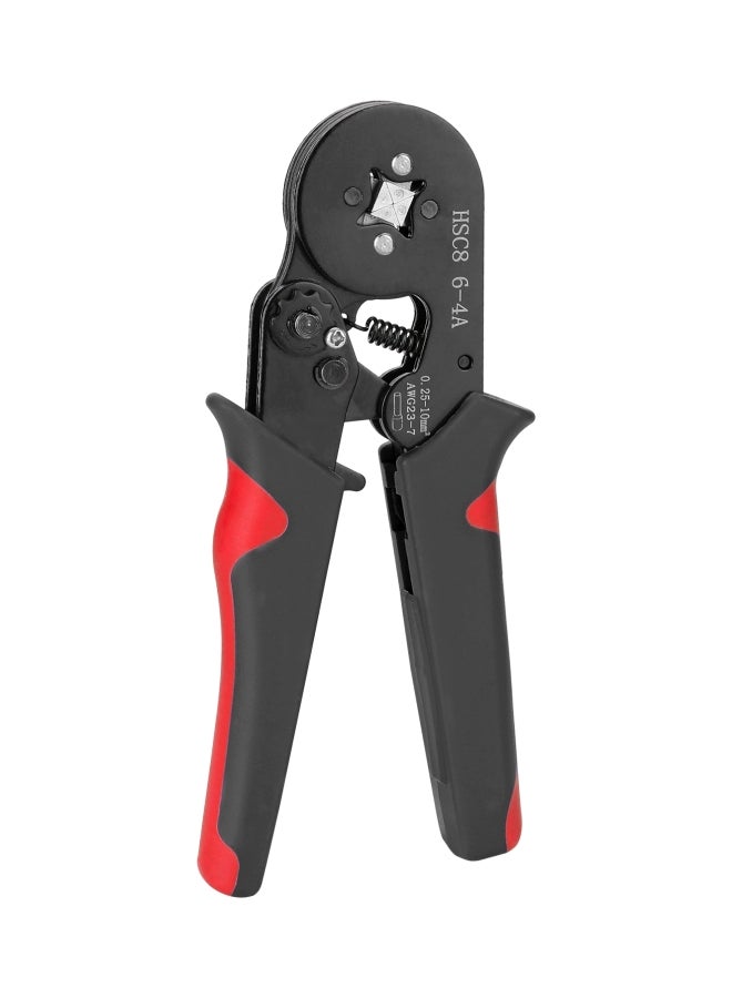 Self-Adjustable Crimper Plier Red/Black 6.8x3.3x0.8inch