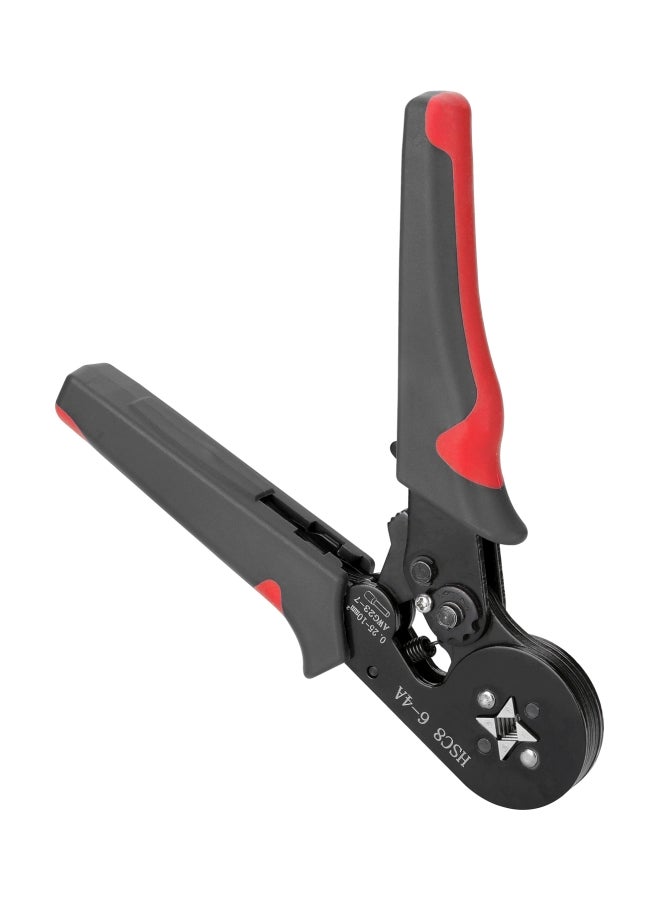 Self-Adjustable Crimper Plier Red/Black 6.8x3.3x0.8inch