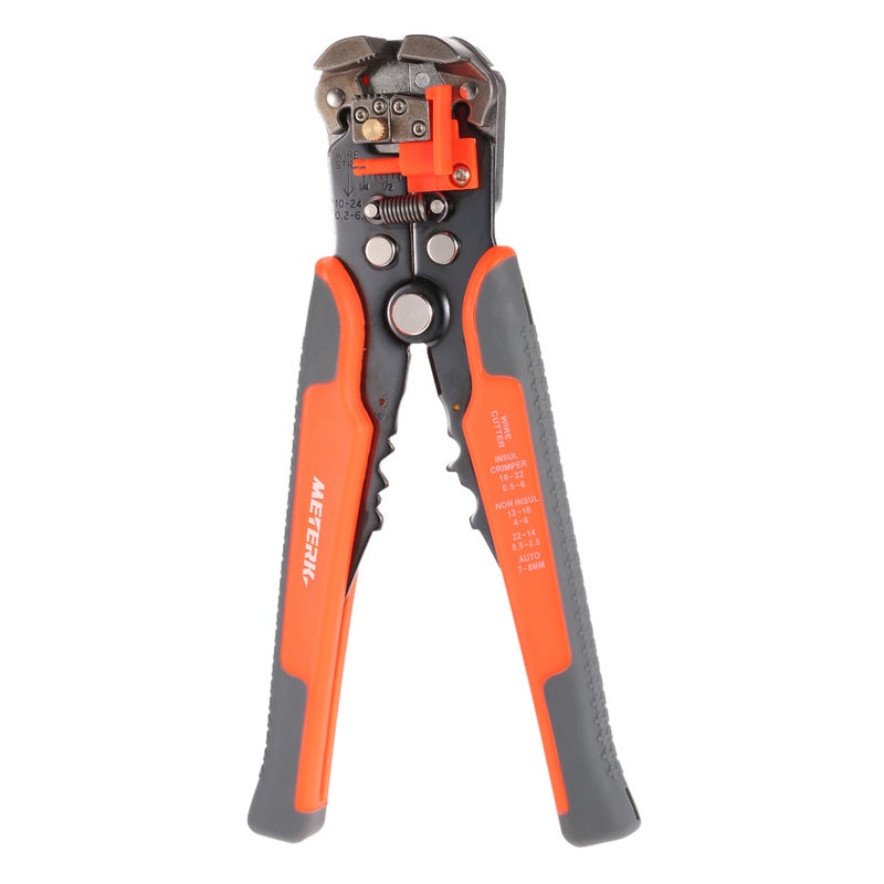 Multifunctional Adjustable Cable Wire Stripper Crimping Tool Red 28.00 X 1.50 X 12.50cm