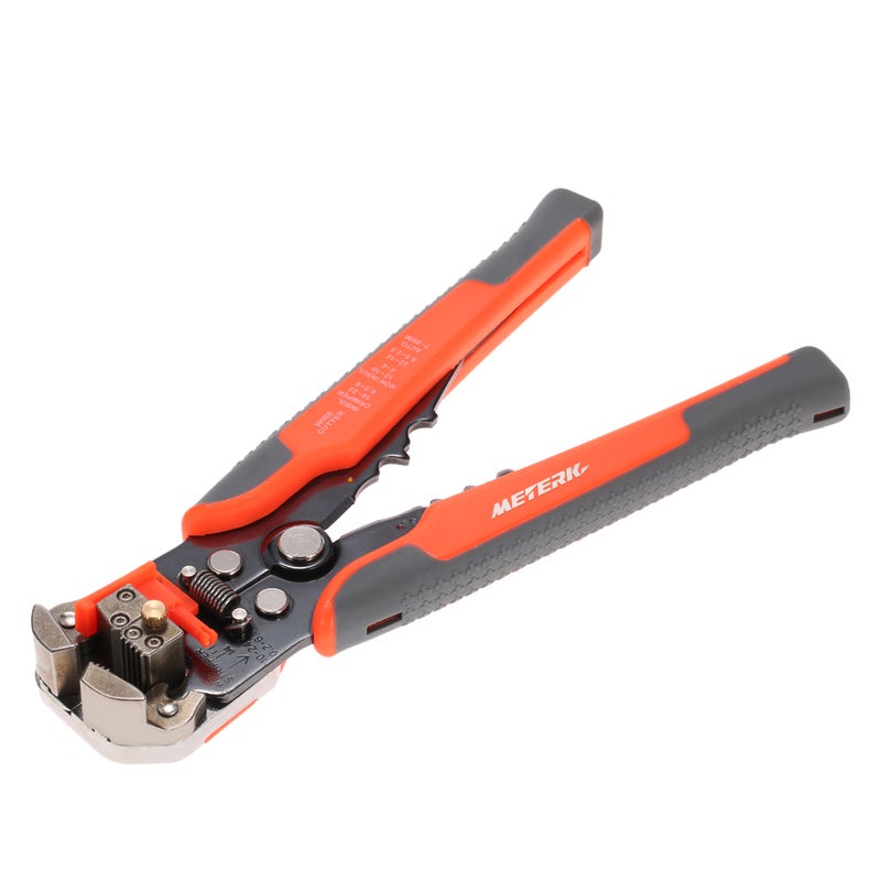 Multifunctional Adjustable Cable Wire Stripper Crimping Tool Red 28.00 X 1.50 X 12.50cm