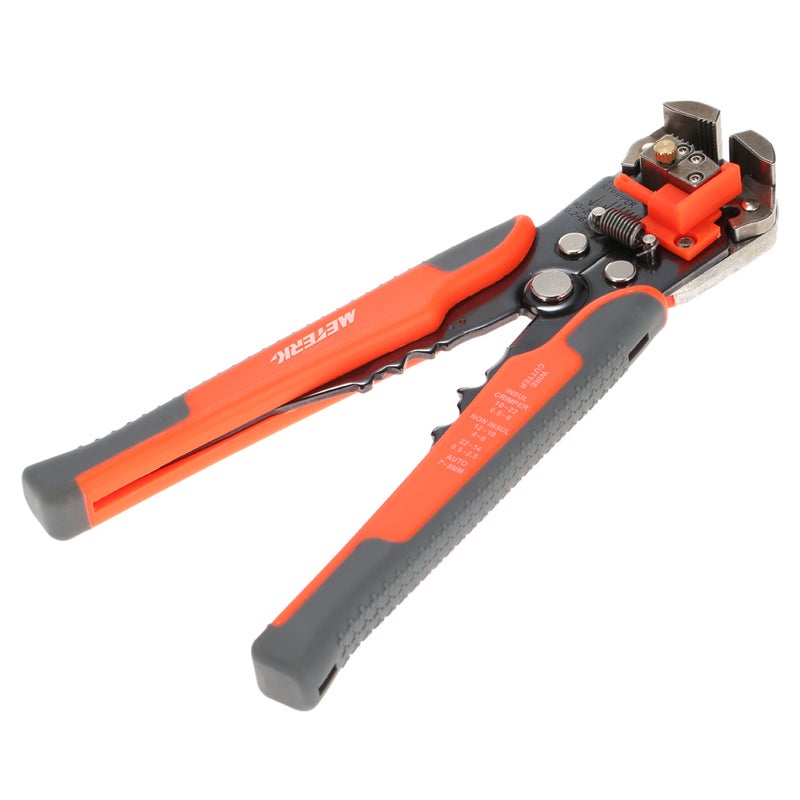 Multifunctional Adjustable Cable Wire Stripper Crimping Tool Red 28.00 X 1.50 X 12.50cm