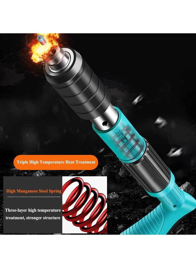 Steel Nails Gun Tool, Nail Shooting Machine with 40 Round Nails for Penetrate Concrete Wall, Mini Nail Gun Water and Electricity Or Elevator Cable Ducts Can Be Installed, Decorate Home Tools.