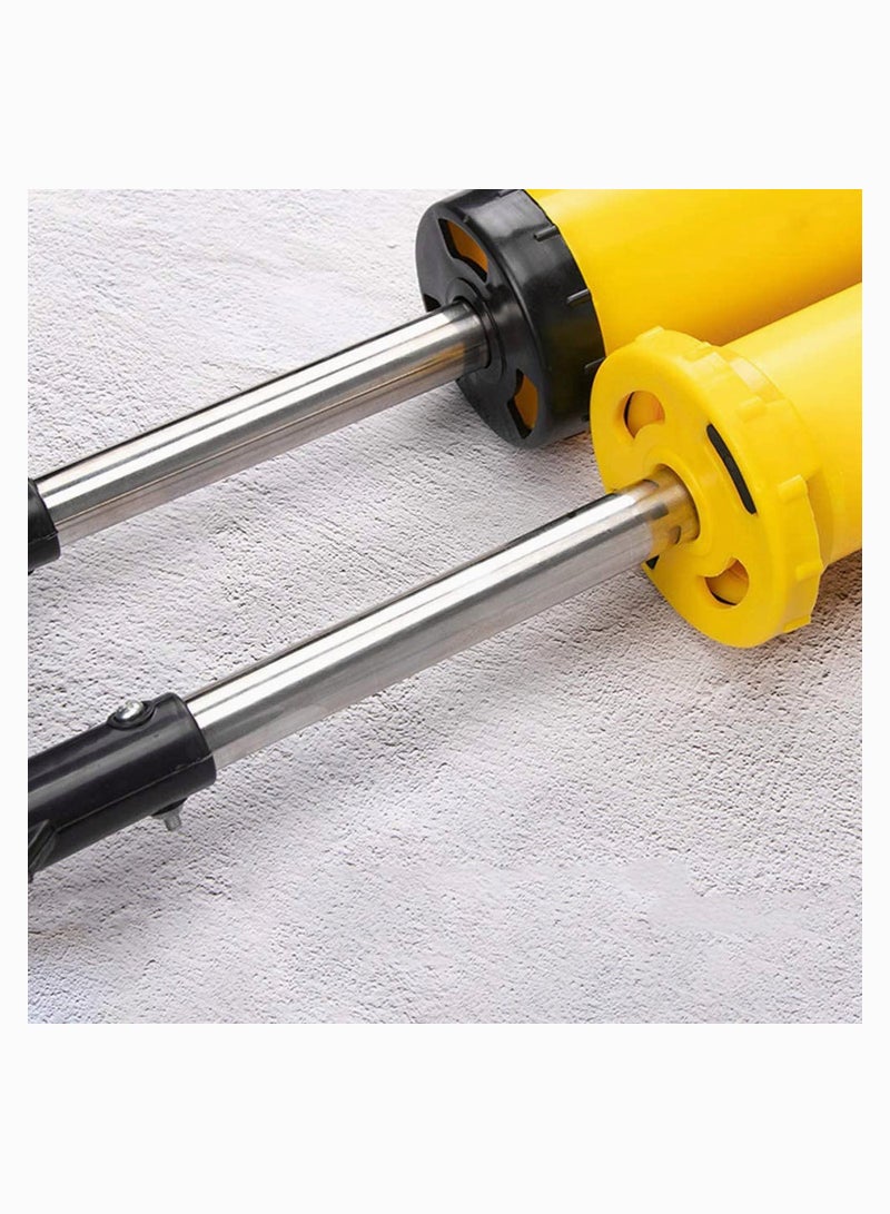 Cement Caulking Gun, Grout Mortar Sprayer Tool, Mortar Hand Tool Set Aiming, Manual Stainless Steel Caulking Machine Cement Lime Pump Grouting Filling Tool