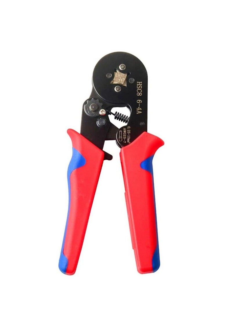 End Sleeves Ferrule Crimping Tools HSC8 6 4A SelfAdjustable AWG 23 7 0 25 10mm2 Square Ratcheting Wire Crimping Plier