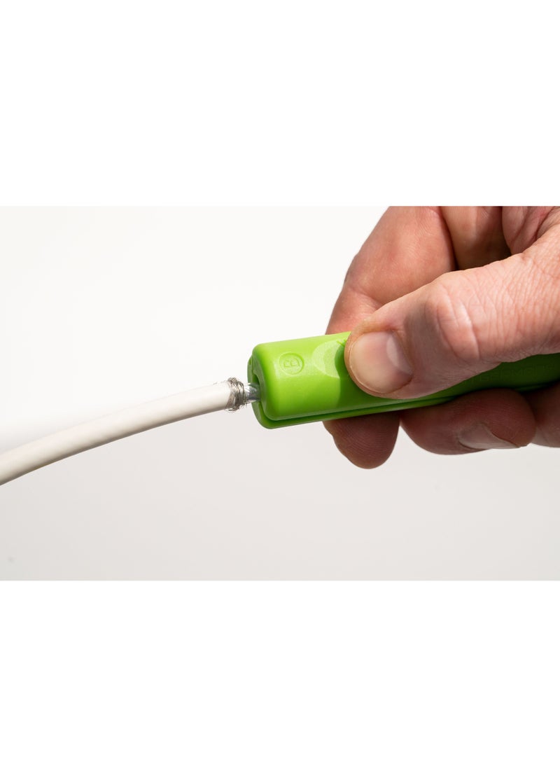 Coax Stripper No. 2 Green Line | Sustainable Raw Materials | Stripping 4.8 - 7.5 mm Coaxial Cables