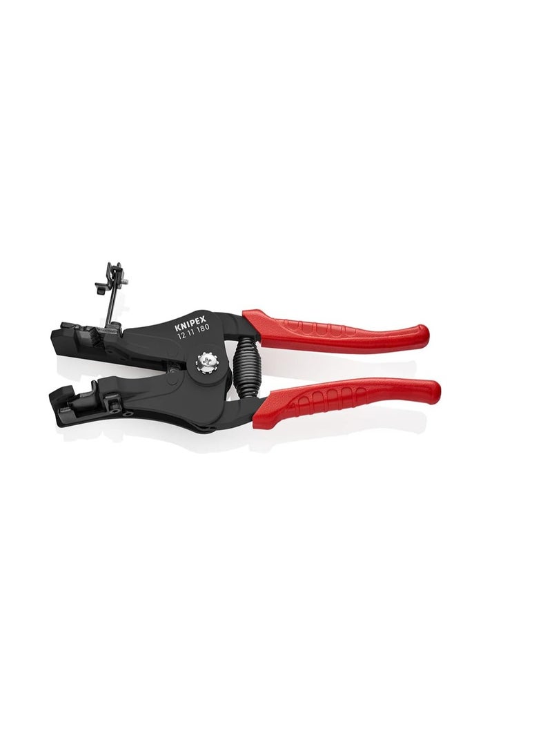 Insulation Stripper With Adapted Blades Black With Plastic Grips 180 Mm