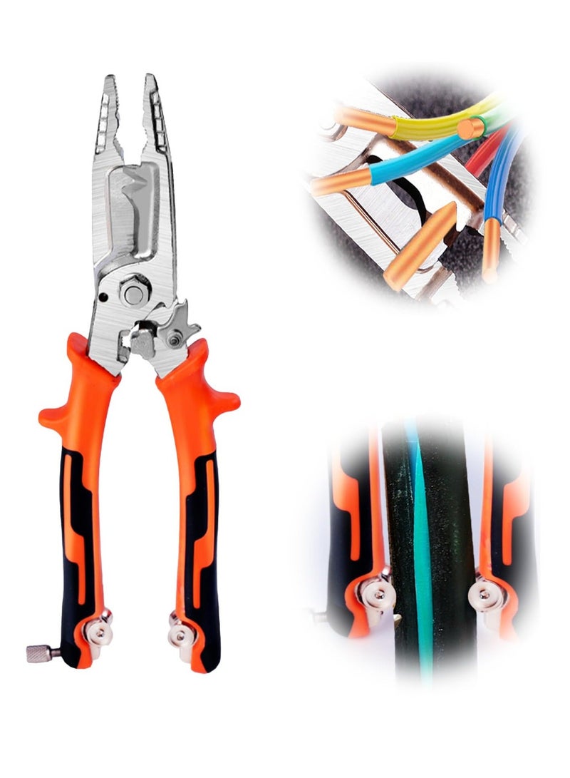 9in1 Wire Stripper Pliers Tool with Tail Cutter 8