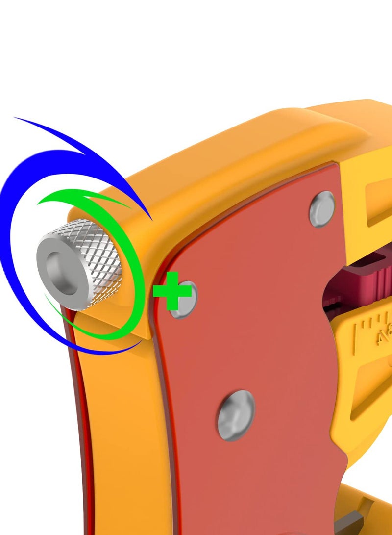 2-in-1 Automatic Wire Stripper and Cutter,Adjustable 10-24 AWG Electrical Cable Tool for Electronics and Automotive Repair