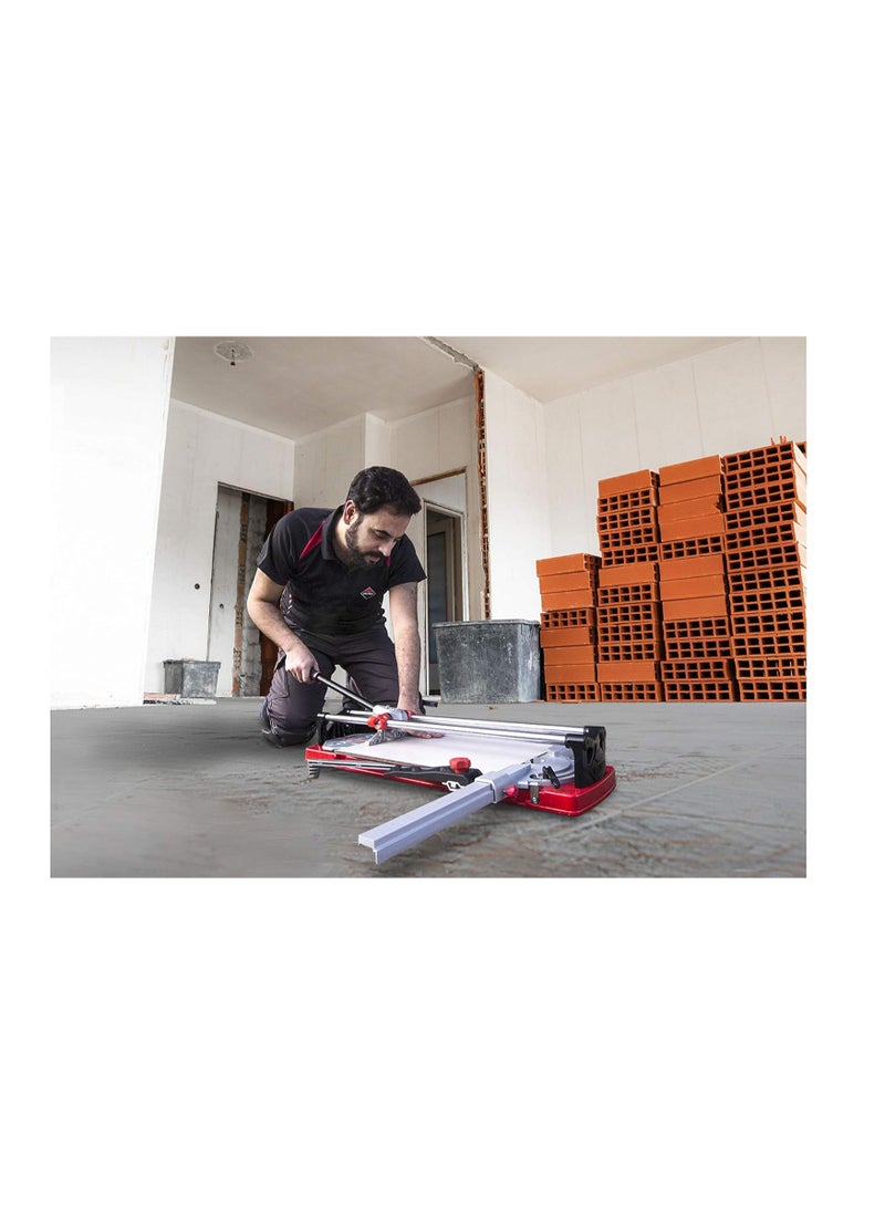 Manual Tile Cutter Ideal for Diagonal Cuts with Highly Accurate Swivel Bracket