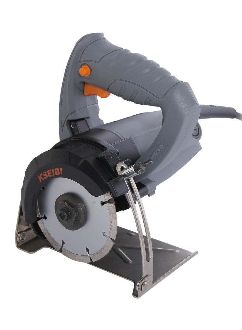 Marble Cutter, 1250W Motor Circular Saw Cutter with 13800 Rpm, Wrench (2x) and Carbon Brush, Electric Concrete Saw for Cutting Marble, Stone and Brick, Professional Tile Cutting Machine.