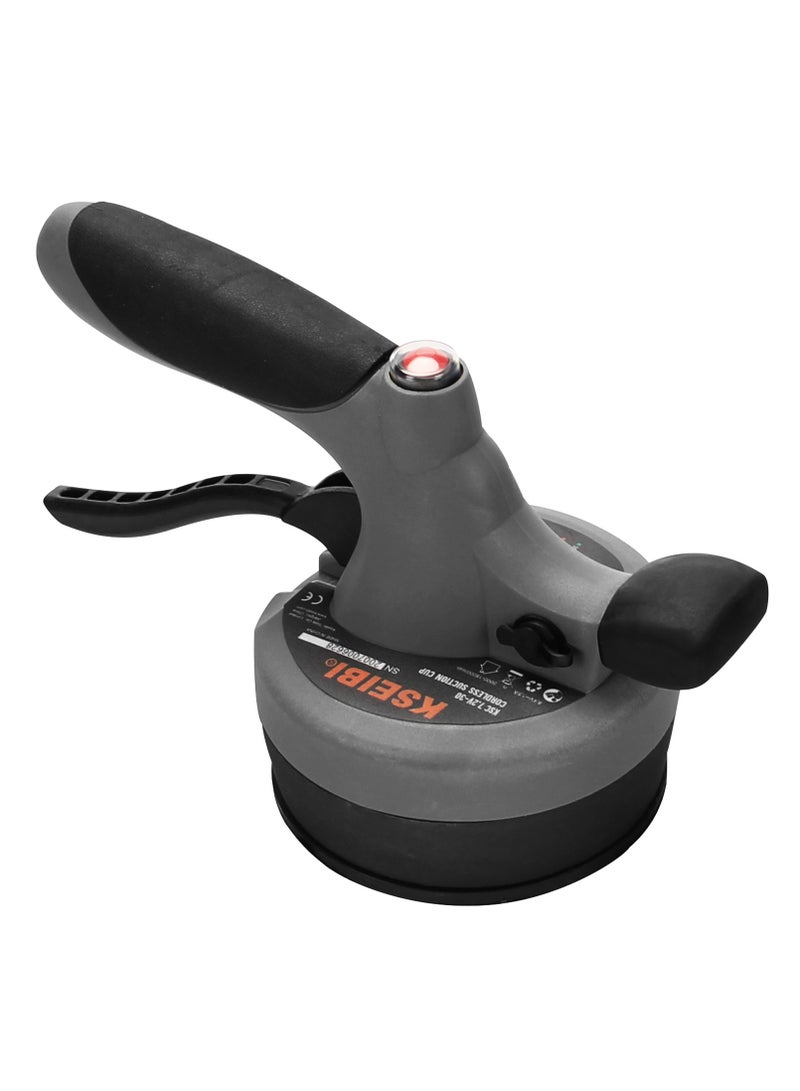 Cordless Suction Cup 7.2V/ Tile Vibrator, with Vibrating Movements 5000-18000 /min, Suitable for Indoor and Outdoor Installation, Comfortable and Safe. Ideal for Tile, Wall, Construction, Concrete Work.