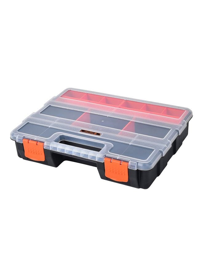 4-In-1 Plastic Organizer Set TTX-320020 Black/Clear/Orange 23.01x29.01x18.01cm