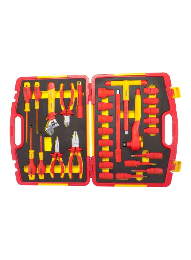 29-Piece Injection Insulated Set Red