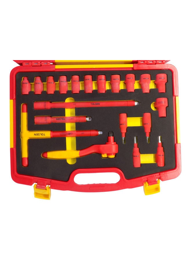 20-Piece Injection Insulated Set Red