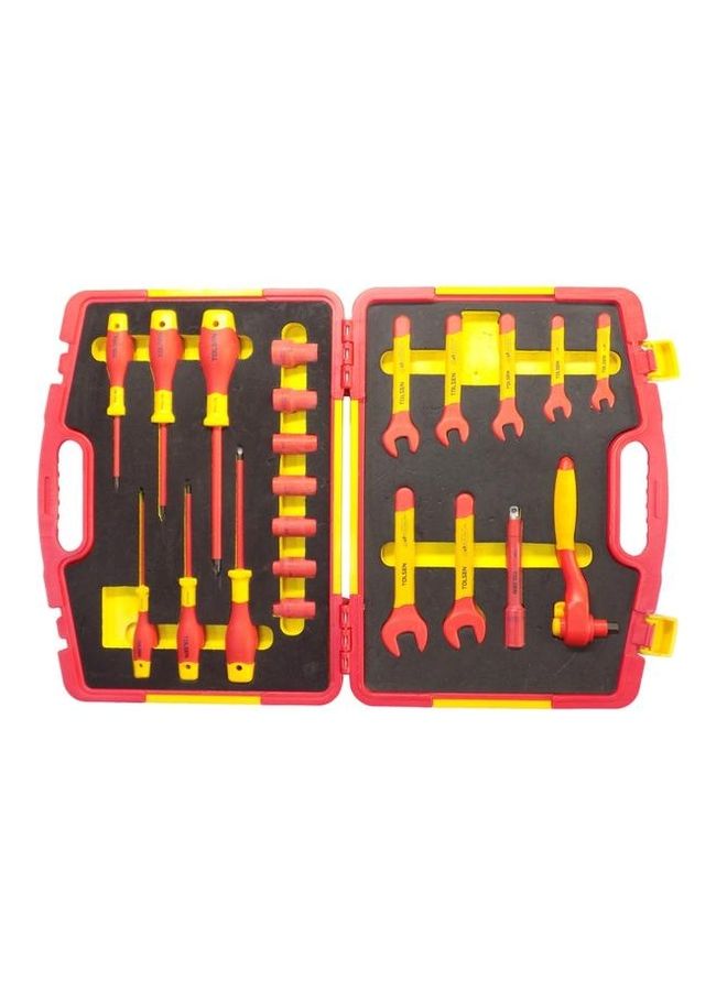 22-Piece Injection Insulated Set Red