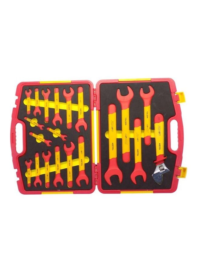 20-Piece Injection Insulated Set Red/Yellow