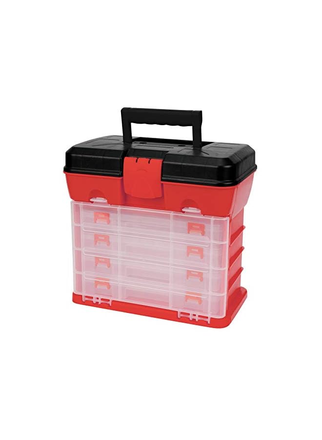 Tool W54042 Plastic Rack System Tool Box with 4 Organizers