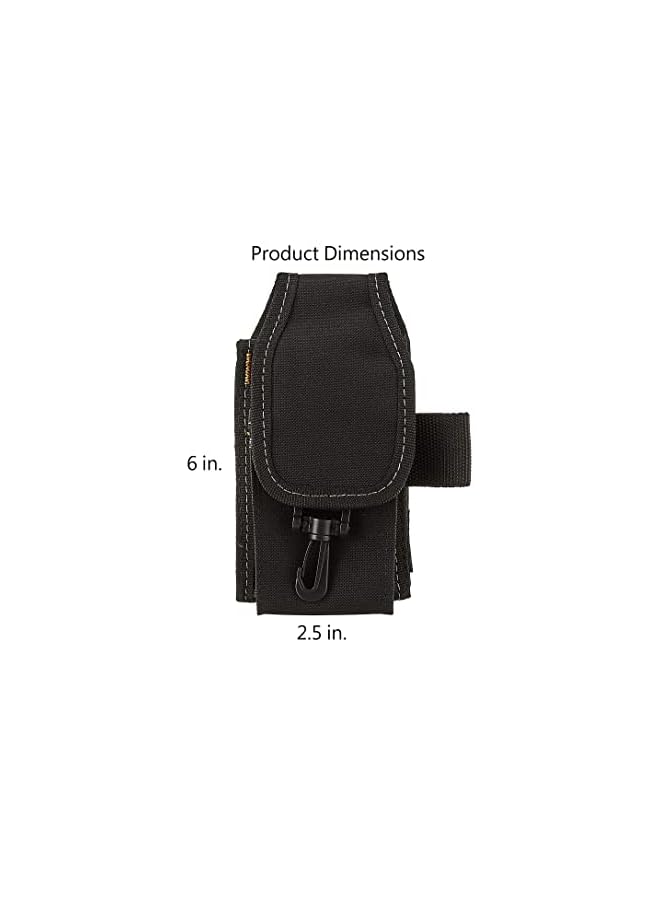 CUStom Leathercraft 1105 Cell Phone/Tool Holder, 5 Pocket,Black