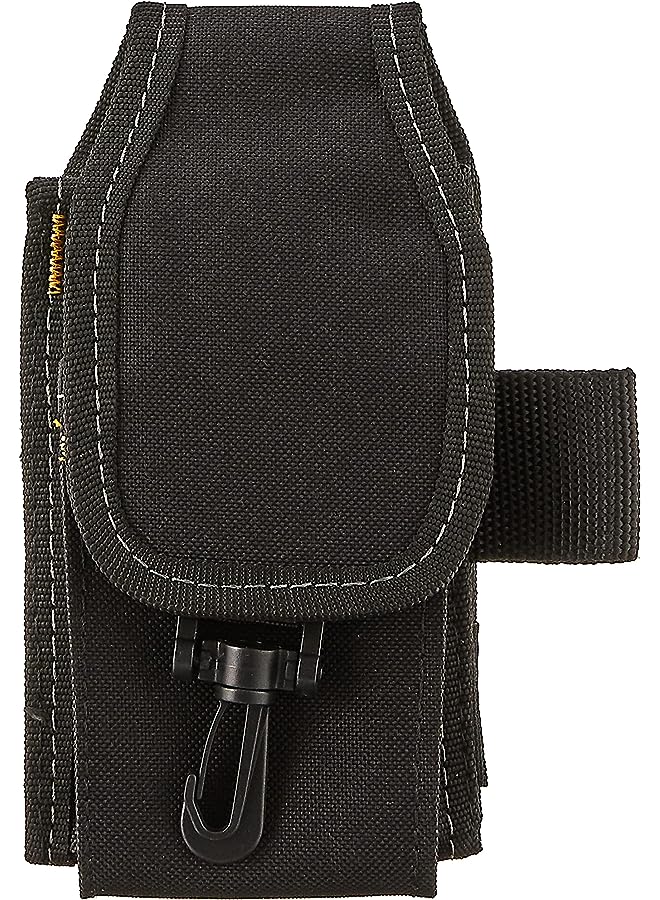 CUStom Leathercraft 1105 Cell Phone/Tool Holder, 5 Pocket,Black