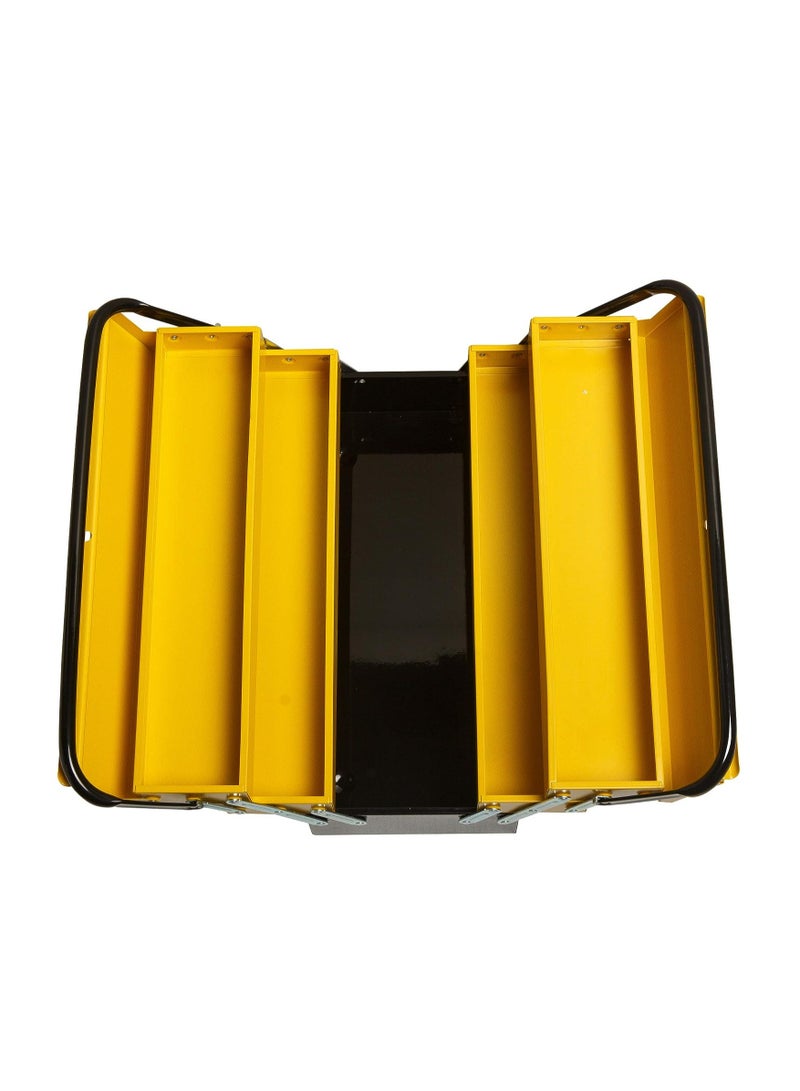 5 Tray Metal Toolbox 18 Inch