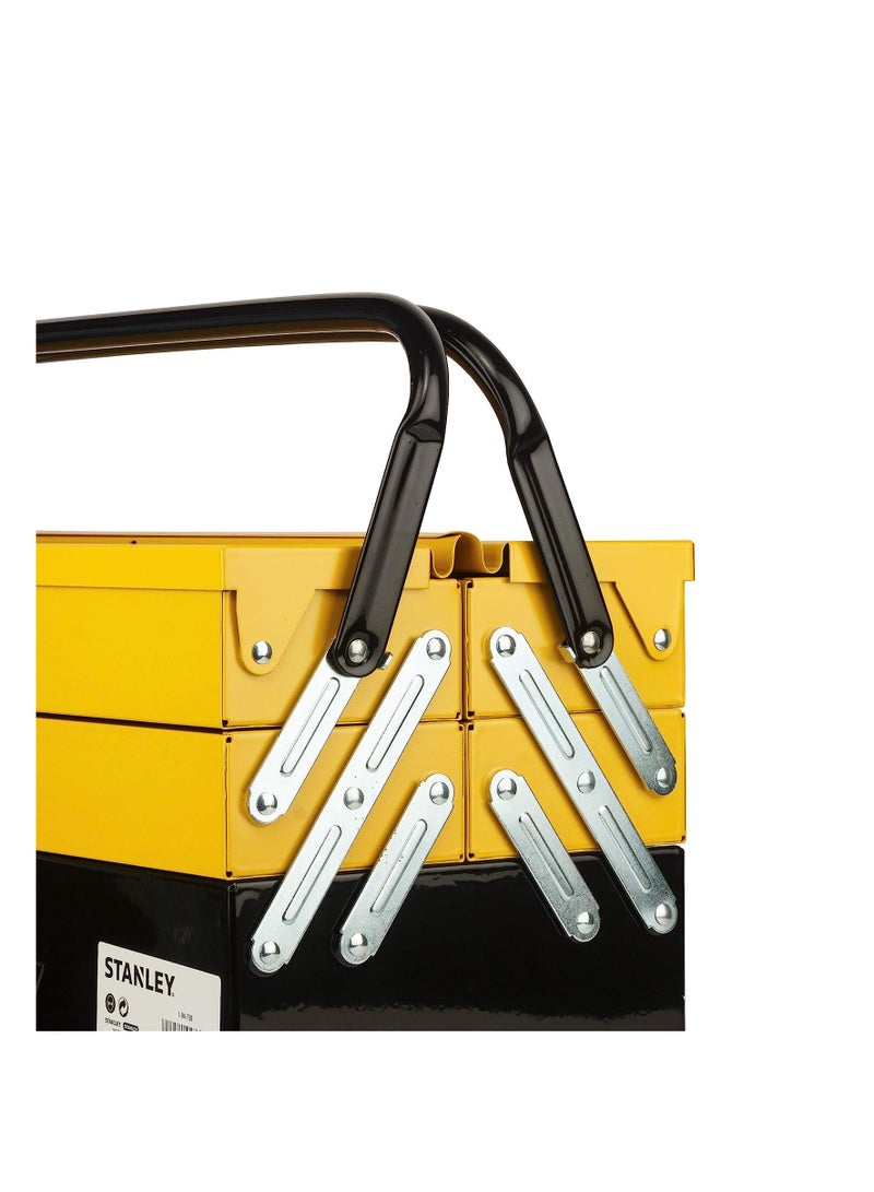 5 Tray Metal Toolbox 18 Inch
