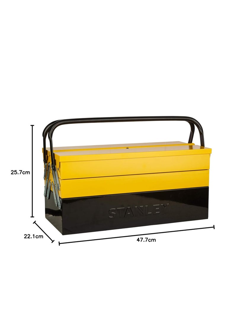 5 Tray Metal Toolbox 18 Inch